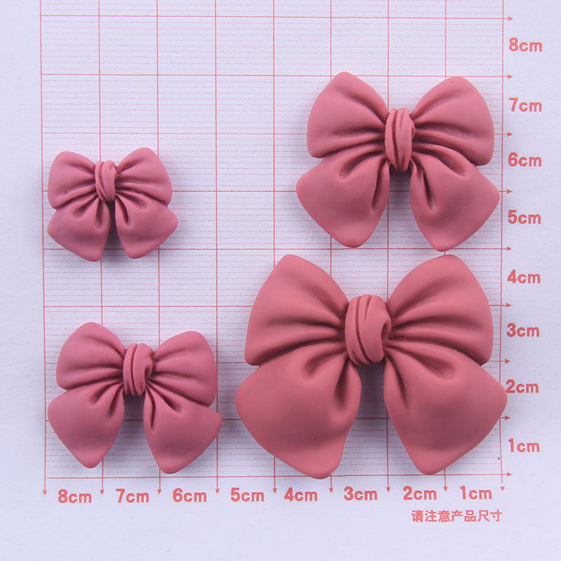 Wholesale Color Bow Resin Cream Glue Phone Case
